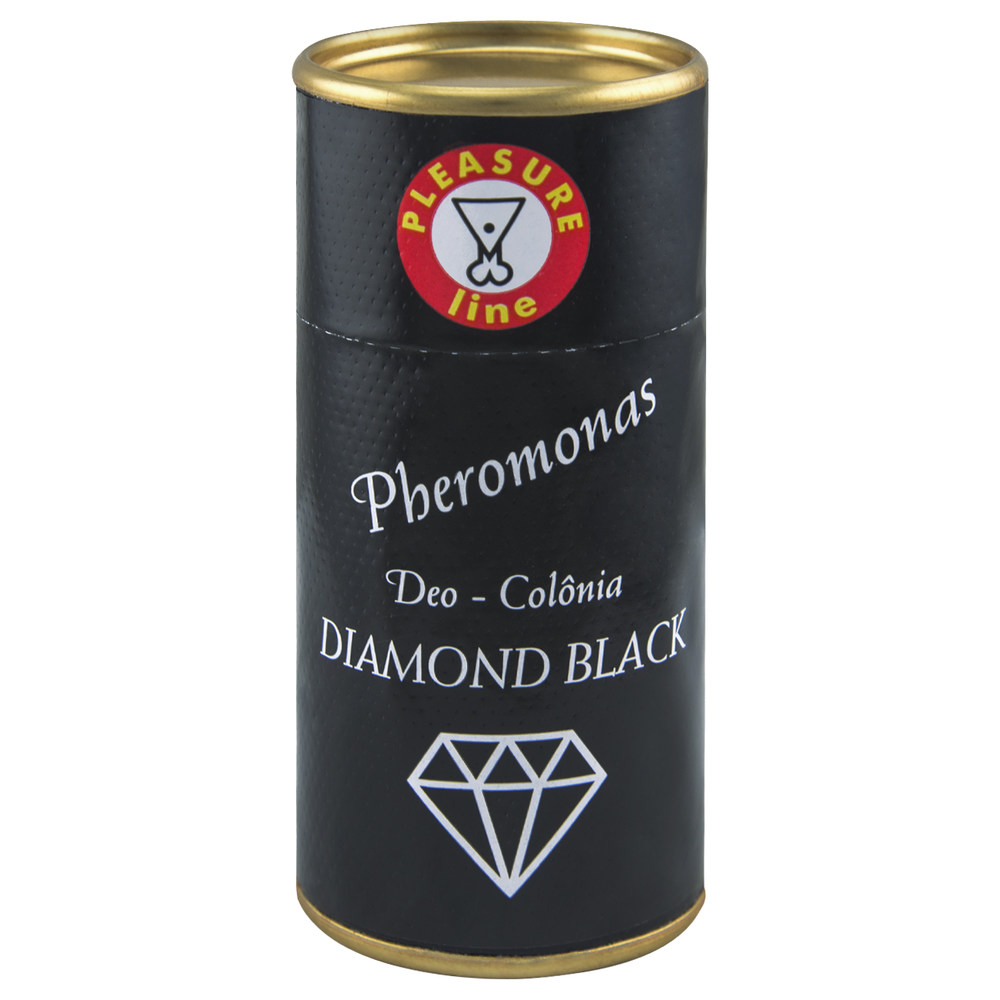 Diamond Black Deo Colônia Masculina Pheromonas 20ml Pleasure Line