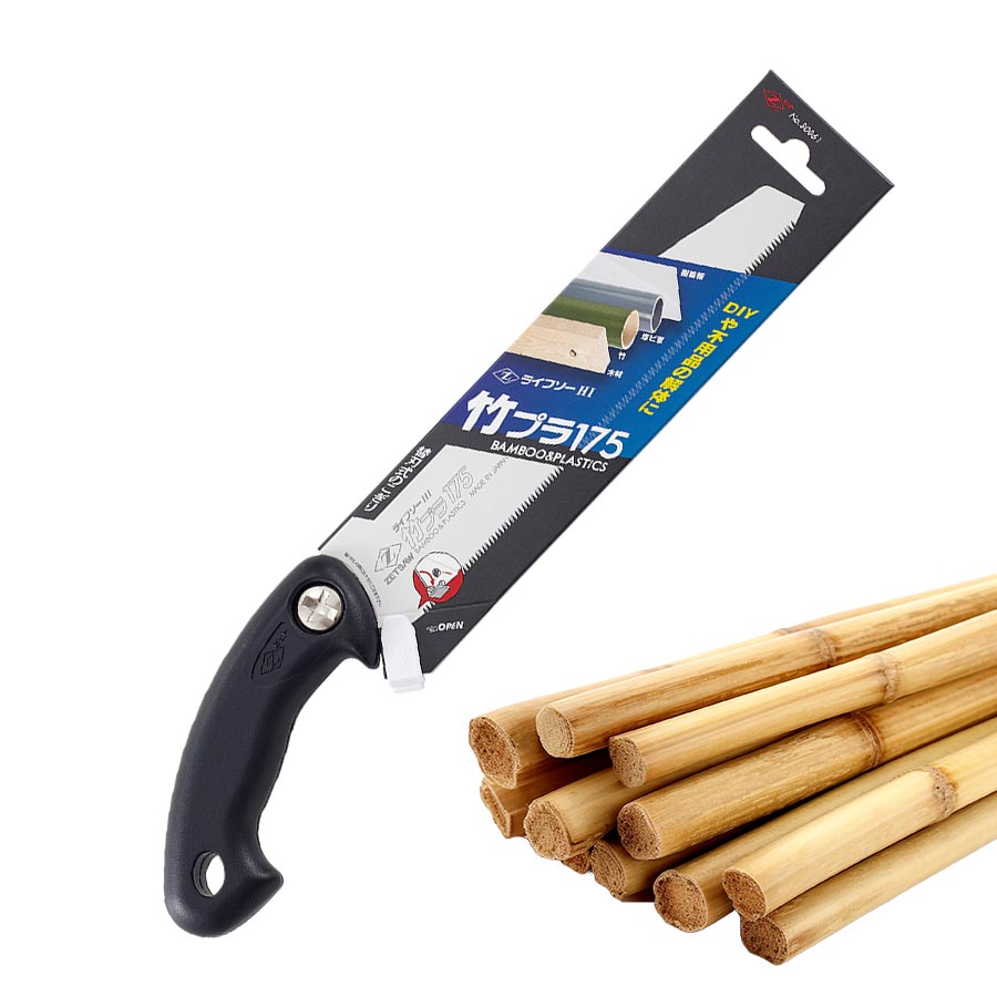 Serrote Japonês para Bambú/Plástico 175mm - ZetSaw - Loja Empoeirados