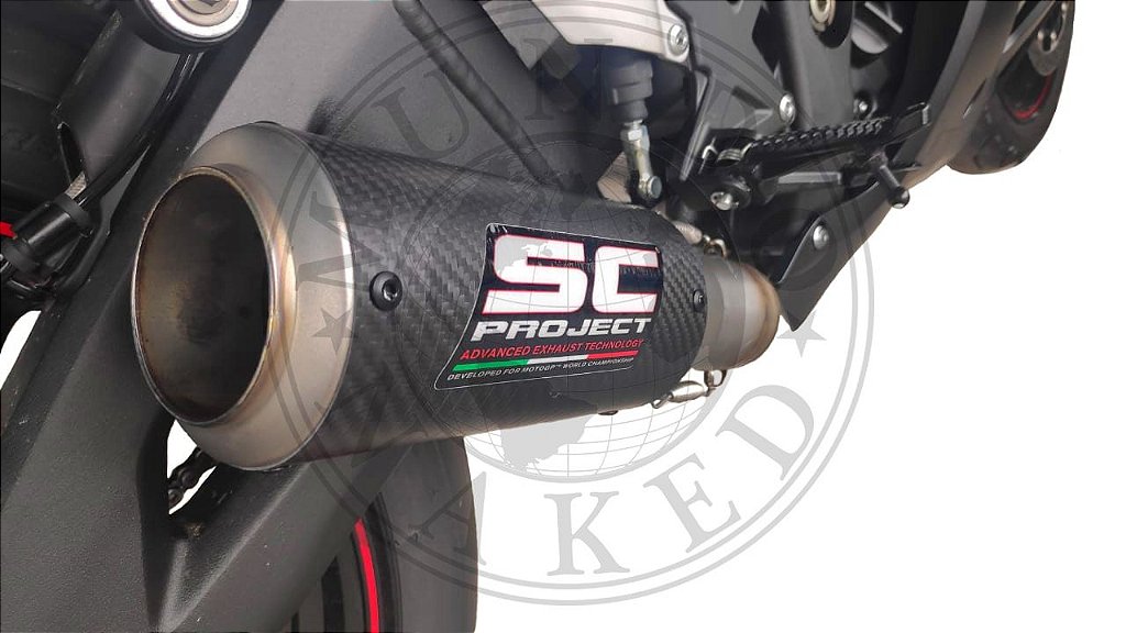 Loja Mundo Naked | Escape Ponteira SC Project Kawasaki Ninja ZX6R
