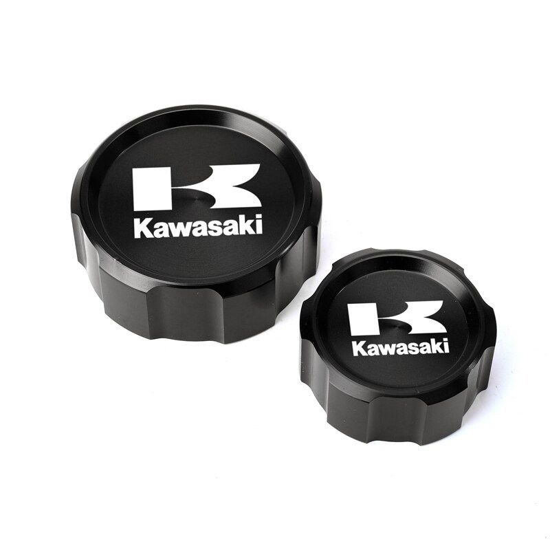 Par De Tampas Reservatório Oleo Fluido Freio Kawasaki Zx10-R