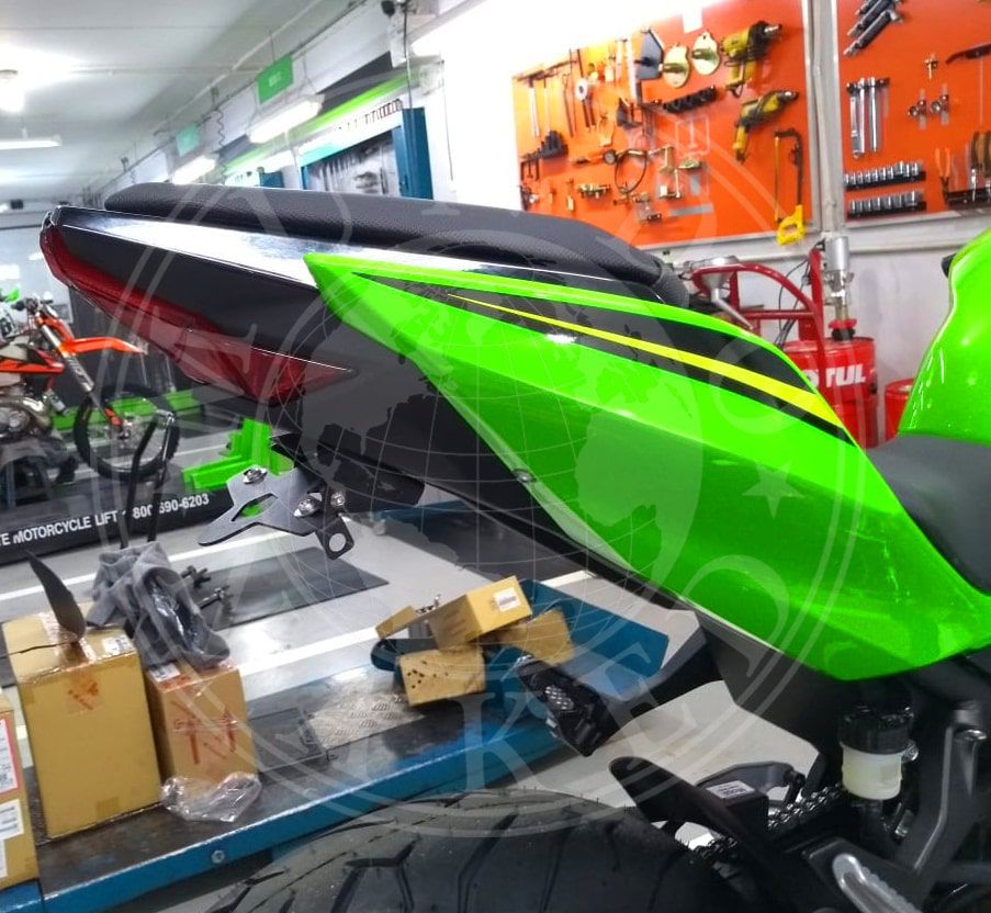 Loja Mundo Naked | Suporte Placa Motostyle Kawasaki Ninja 400