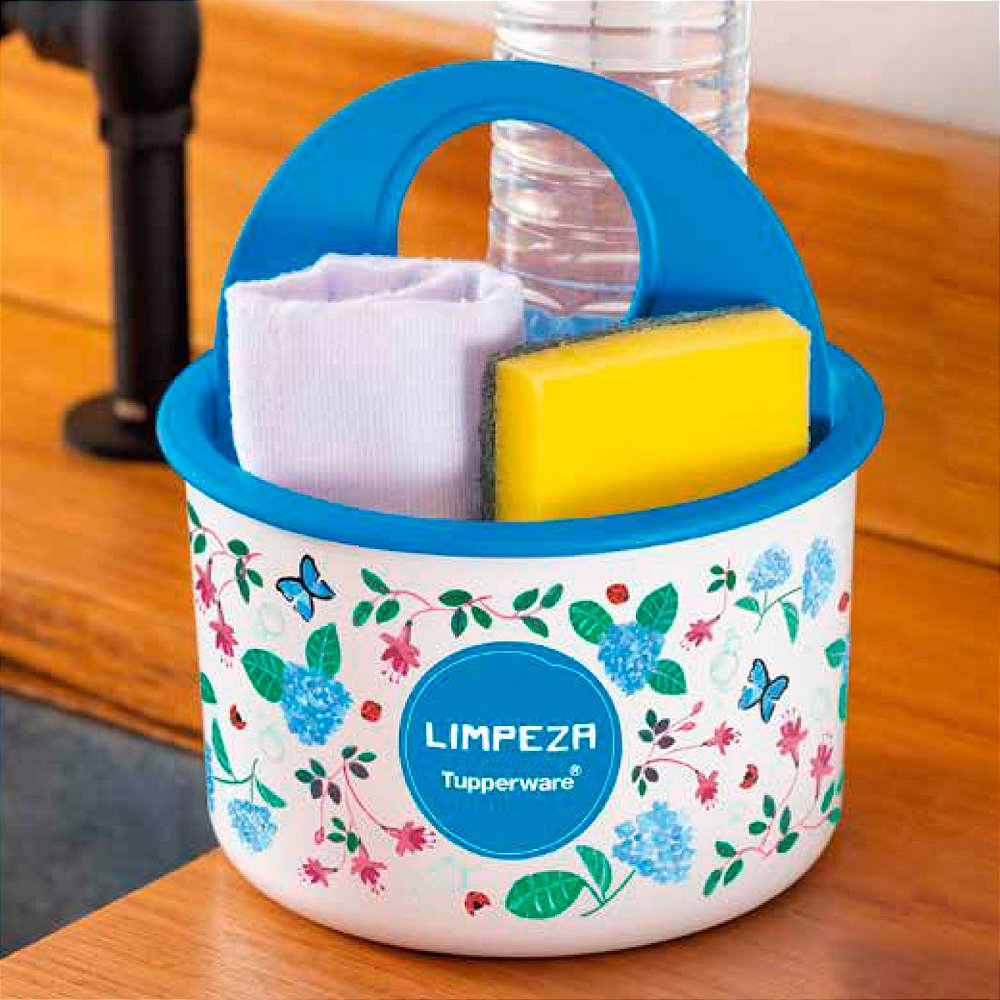 Tupperware Clean Floral Porta Detergente Organizador de Pia Comprar