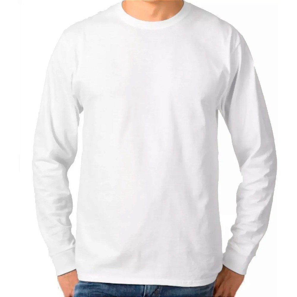 camisa longa branca