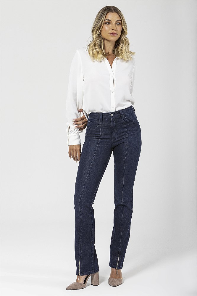Calça Jeans Feminina Reta Buenos Aires Santé Denim