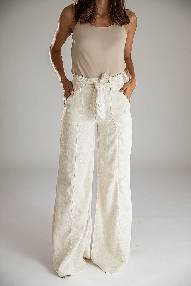 Calça Jeans Feminina Pantalona - Mikonos | Conheça a Santé Denim - Santé  Denim