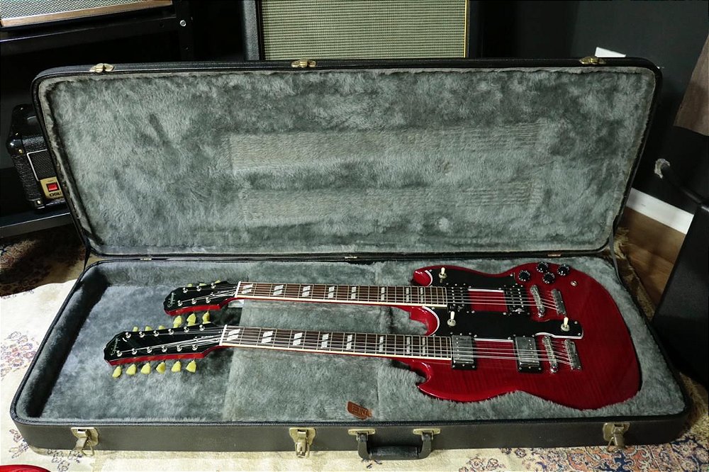 GUITARRA EPIPHONE SG DOUBLE NECK COM CASE ORIGINAL USADA Crunch Music