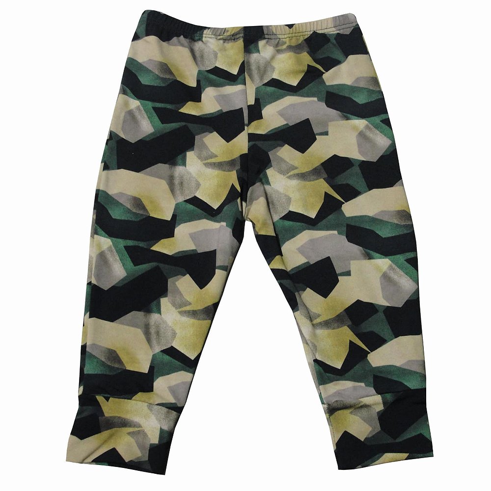 calça camuflada bebe