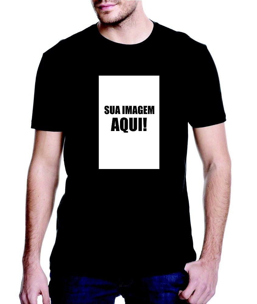 camiseta-personalizada-preta - Two2 Create Camisetas