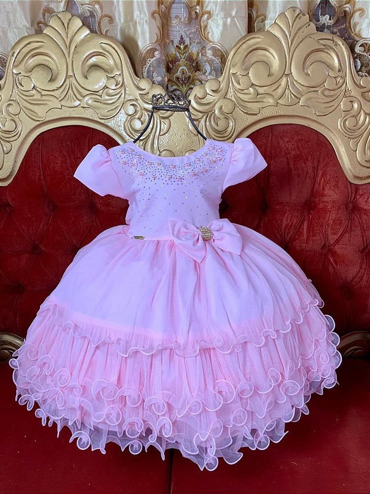 vestido de bebe rodado