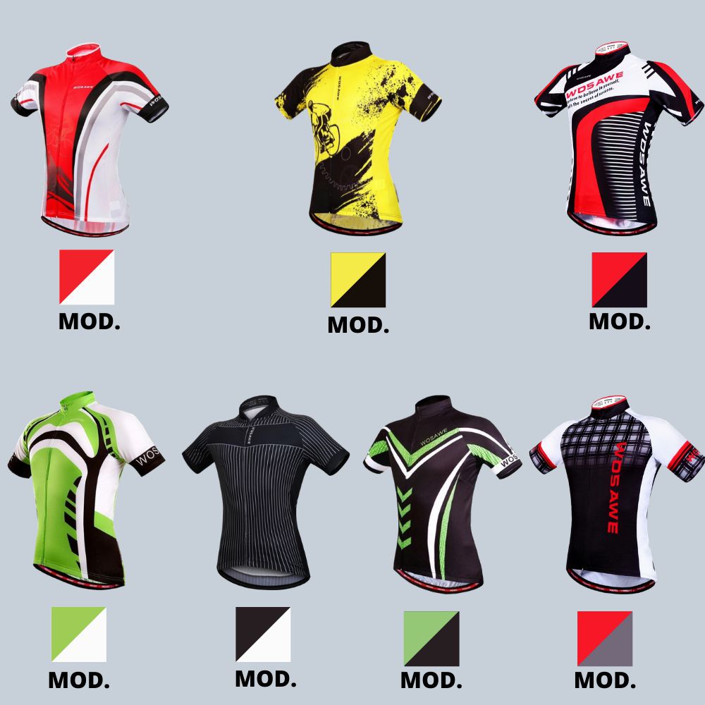 Camisa ciclismo manga curta masculina Clearance