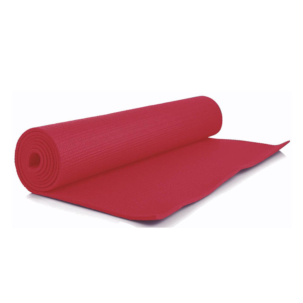 Tapete para Ginástica Yoga em PVC Vermelho - 1,60m x 61cm - Ajeitaí -  Utilidades Domésticas