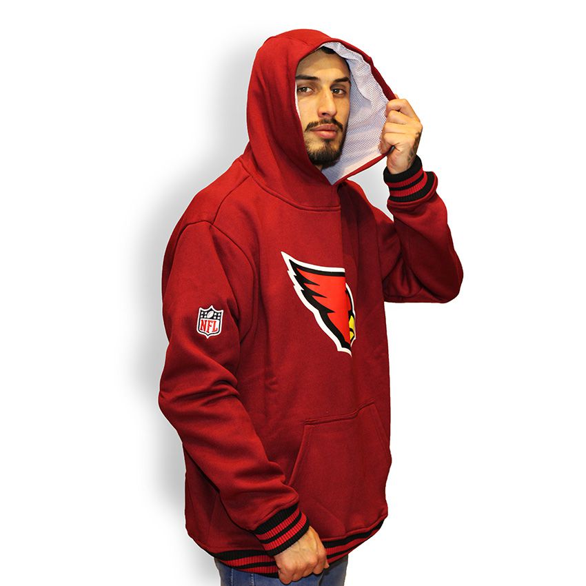 arizona cardinals moletom com capuz