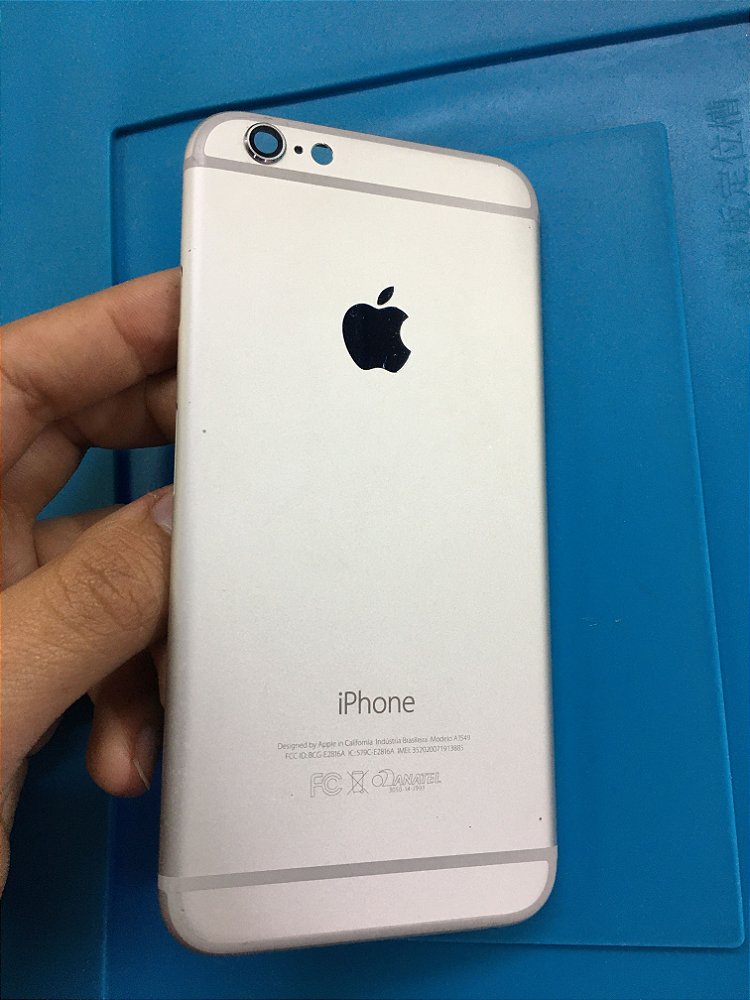 Carcaça Chassi Iphone 6 Prata Impecavel !!! WORLD GPS