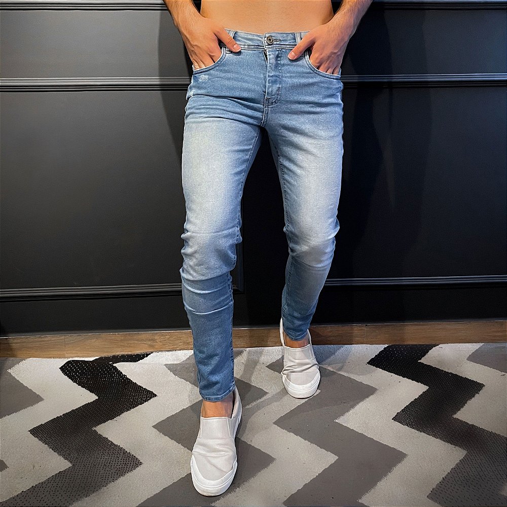 Calça Jeans Super Skinny Masculina - VIDIC▸® | Loja Online