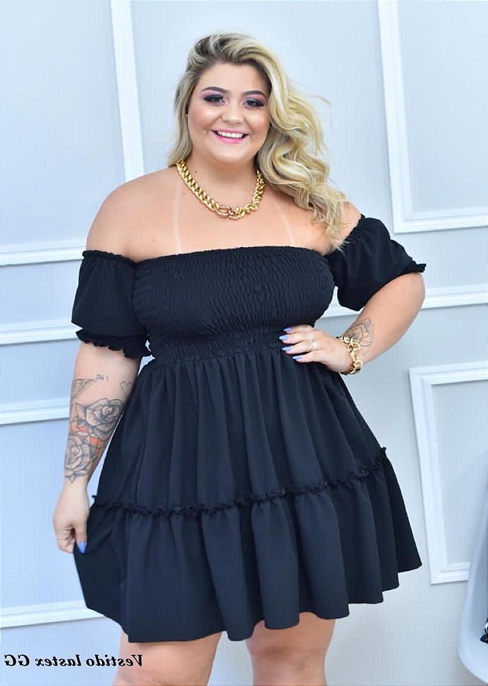 Vestido ciganinha lastex Valéria - Evidence Plus