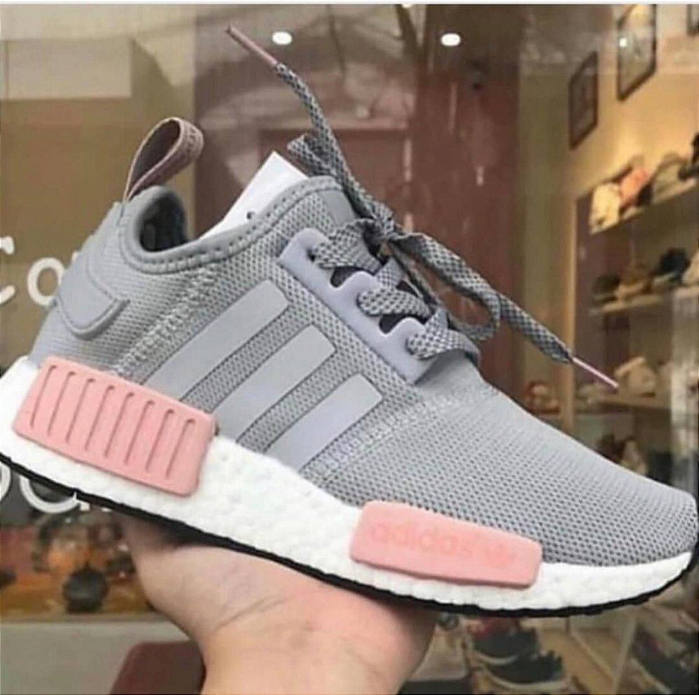 nmd branco e rosa
