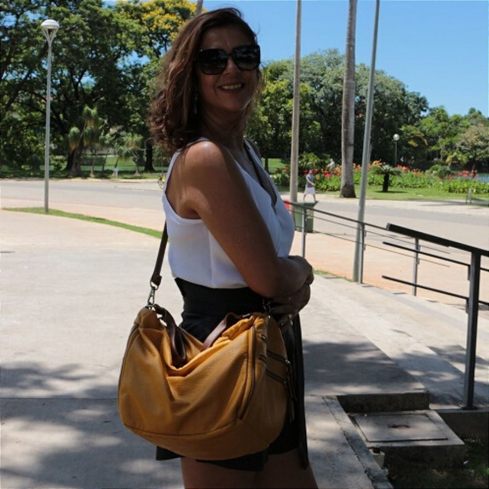 Bolsa transversal feminina grande clearance