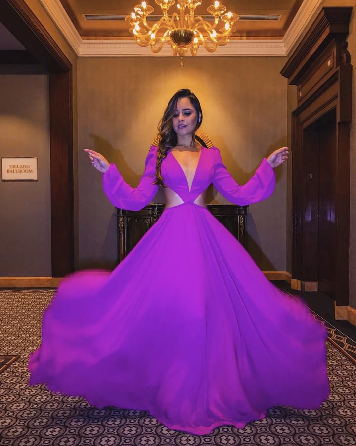 vestido lilás