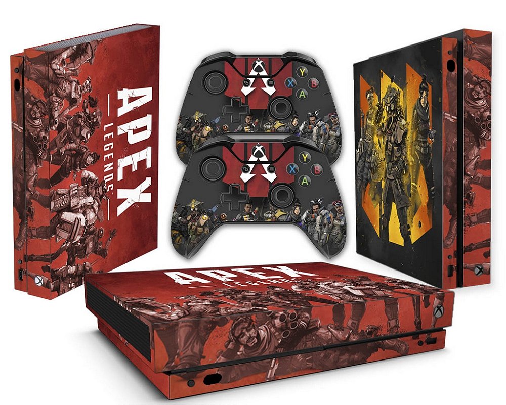 Skin Xbox One X - Apex Legends Red - 003 - Tf Arts Adesivos Personalizados