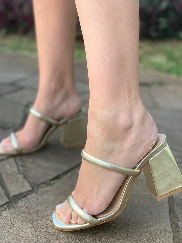 Tamanco duas tiras Clearance