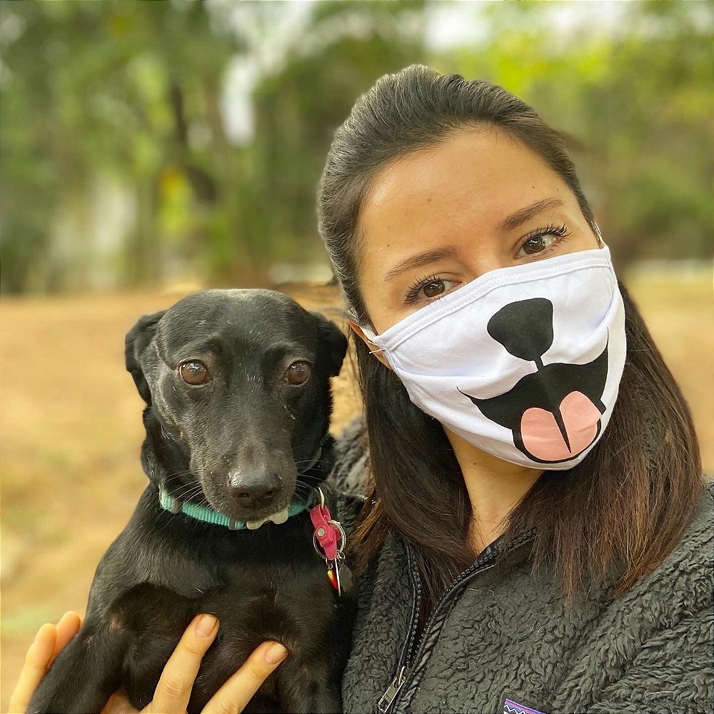 Máscara de Proteção Cachorro e Gato - Pacote com 3 unidades - Manuka