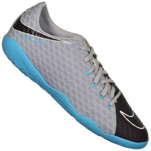 Chuteira Futsal Nike Hypervenom X Phelon III Cinza/Azul - 852563-004 -  Claus Sports - Loja de Material Esportivo - Tênis, Chuteiras e Acessórios  Esportivos