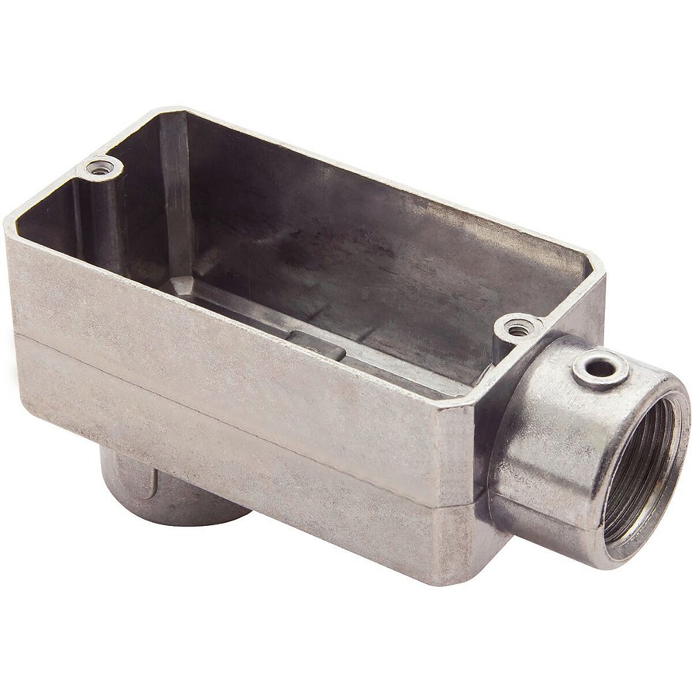 CONDULETE FIXO 3/4 TIPO LB SEM TAMPA SEM ROSCA SEM PINTURA TRAMONTINA