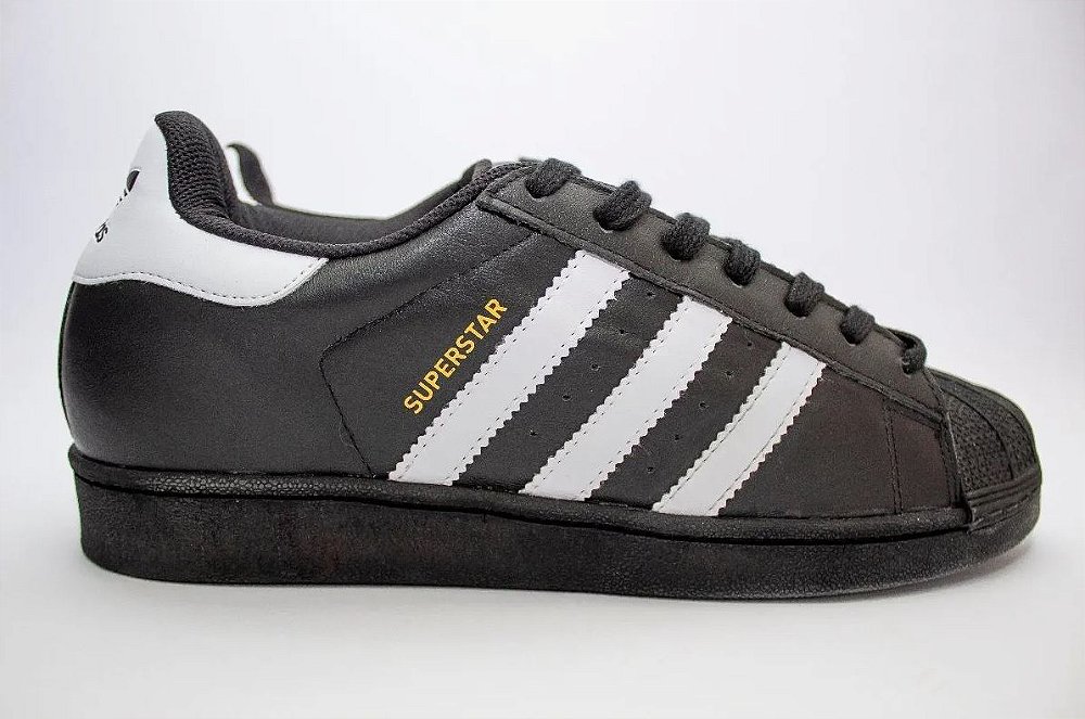 tênis adidas originals unissex superstar foundat preto