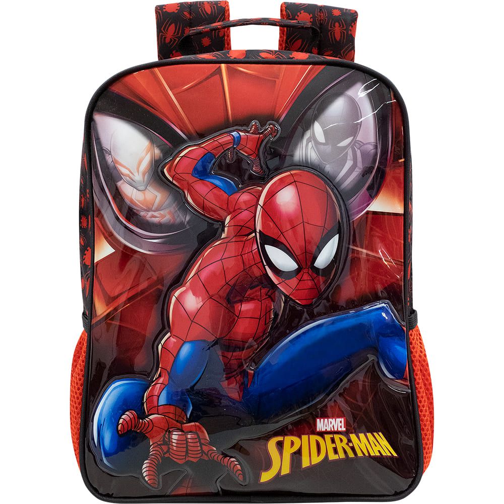 Mochila Escolar Homem Aranha 16" Spider-Man Infantil 9472 - Loja Uhhu