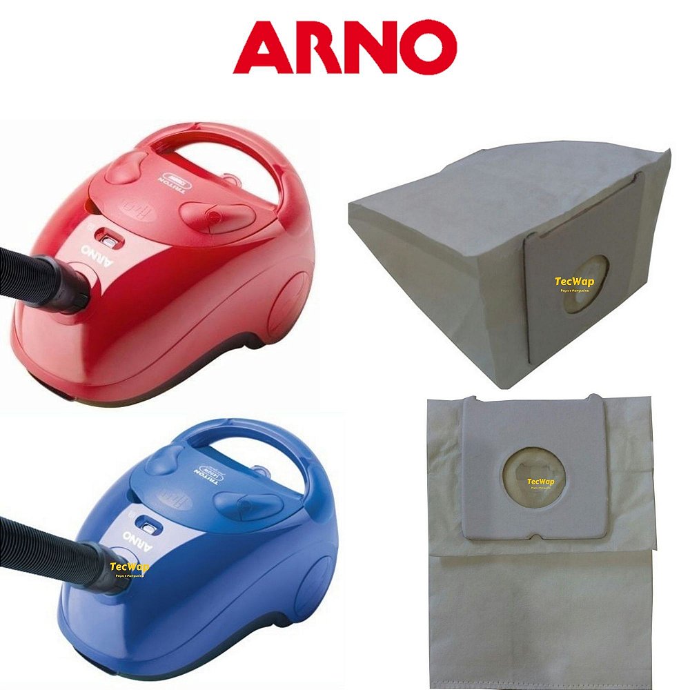 03 Sacos Descartável Para Aspirador De Pó Arno Triton 1300 1400 - TecWap  Distribuidor de Peças