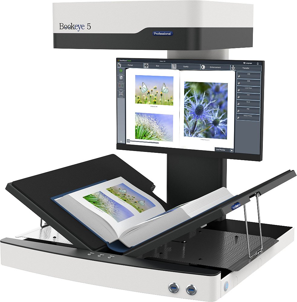 Scanner Planetário A2 Bookeye 5 V2 Professional Image Access - Macrosolution