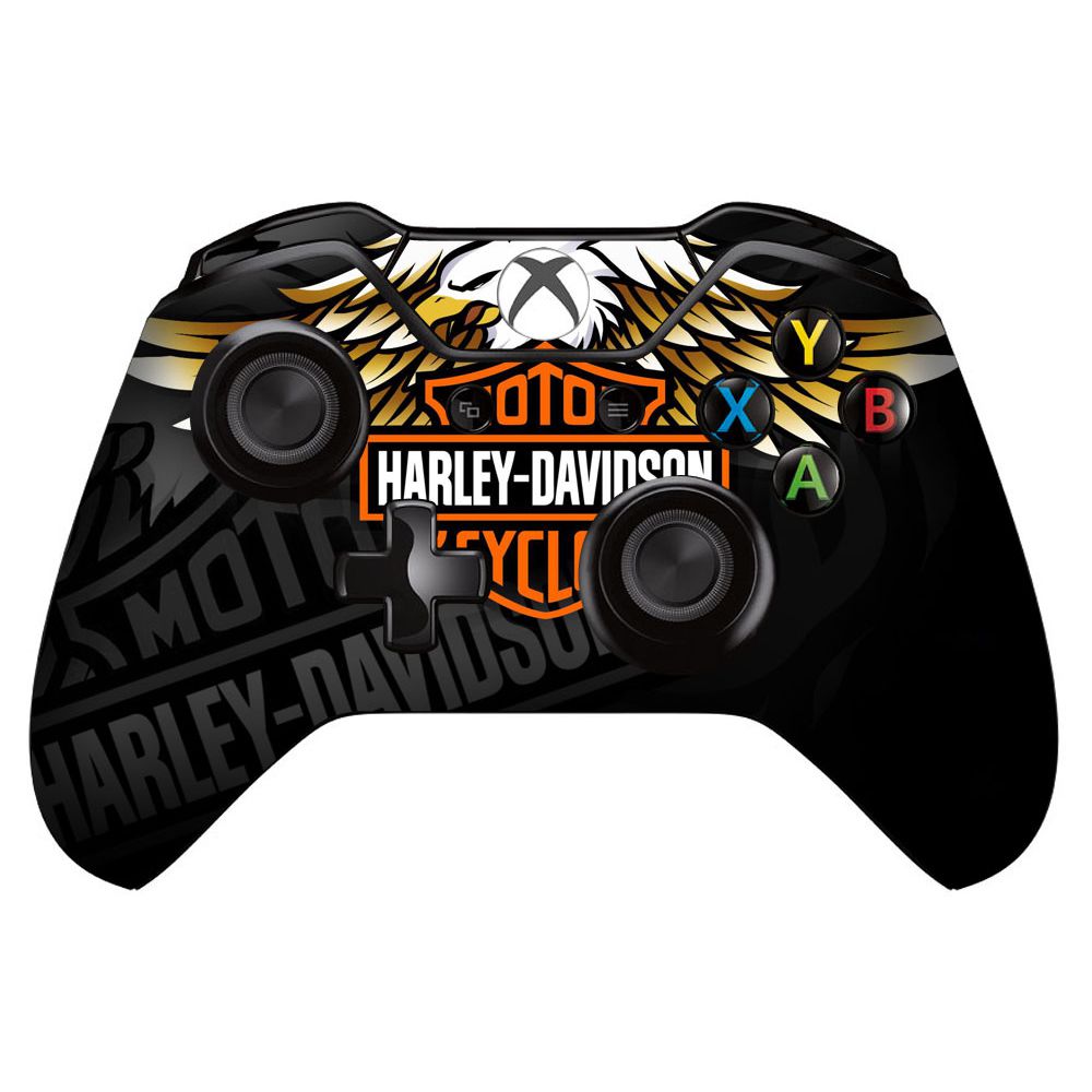 Adesivo de Controle Xbox One Harley-Davidson - Nerdbrasil Stickers . Decals  . Termocolantes Textil