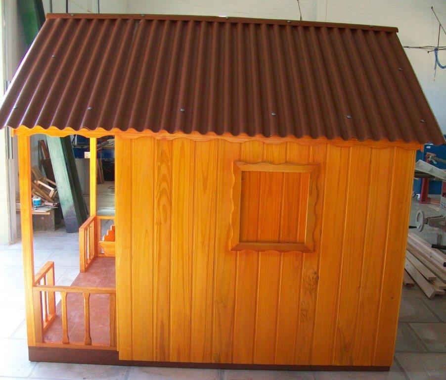 Casinha de madeira Premium Autoclavada Média Fábrica de Casinhas Casas infantis