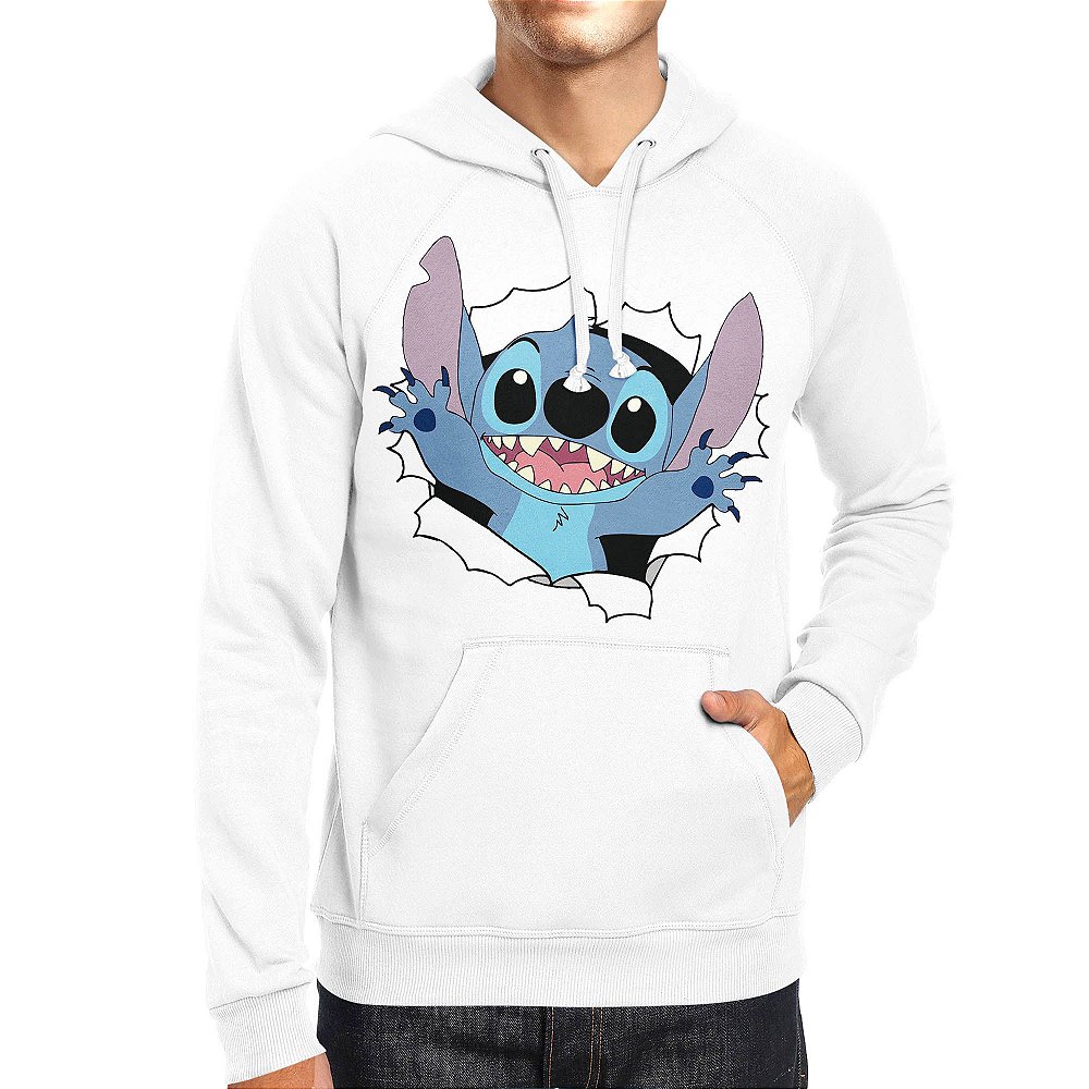 moletom stitch com capuz