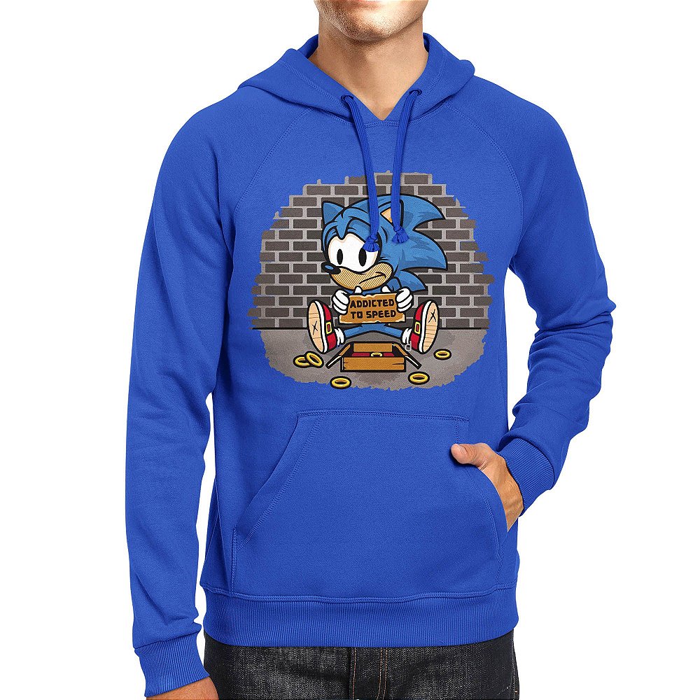 blusa de frio do sonic