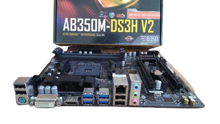 Placa-Mãe Gigabyte GA-AB350M-DS3H V2, AMD AM4, mATX, DDR4 (sem espelho