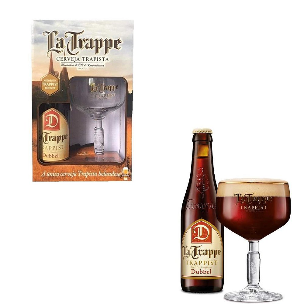 Kit Cerveja Importada La Trappe Dubbel 330ml com uma Taça - Beerhead Shop -  Sua Cerveja artesanal em um click