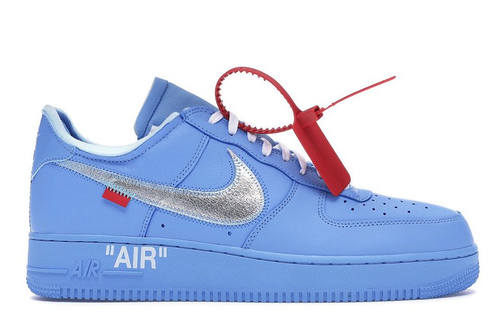 Nike Off White Air Force MCA Azul Boutique ZeroUm Conceito Hype De A Z