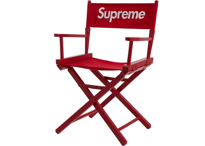 Cadeira Supreme Vermelha "Supreme Director's Chair Red" - Boutique ZeroUm |  Conceito Hype de A-Z