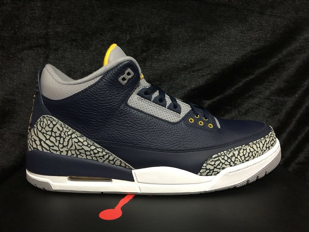 jordan 3 retro michigan pe