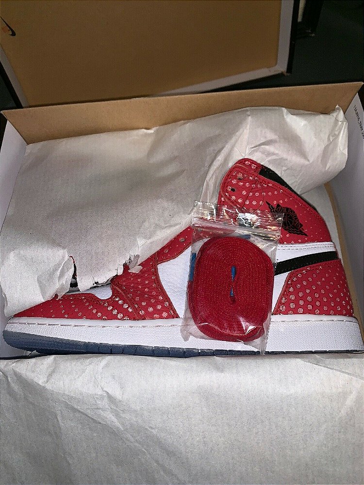Air Jordan 1 Retro High Spider Man Origin Story (Special Box) - Boutique ZeroUm | Conceito Hype 