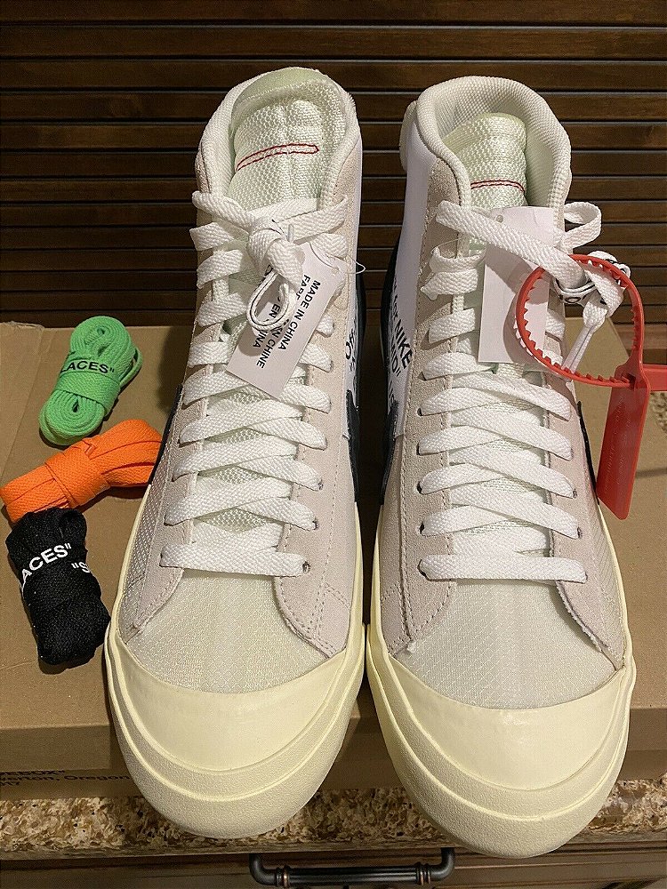 off white mid blazer