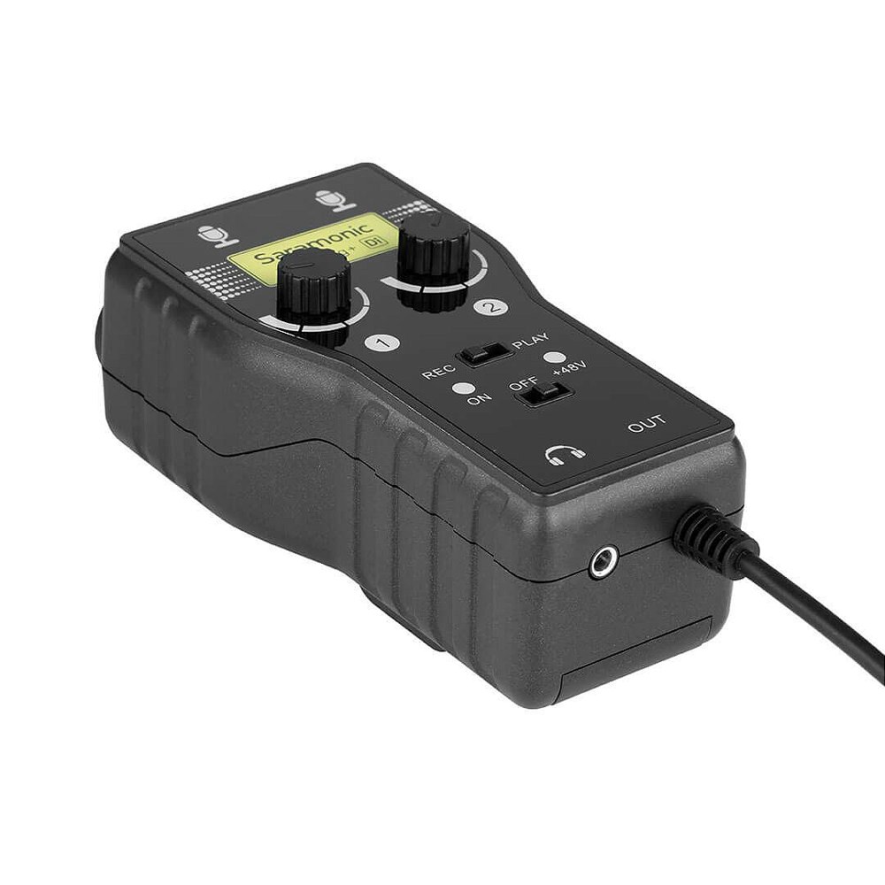 Interface de áudio 2 canais celular para Iphone Ideal para live Saramonic Loja oficial