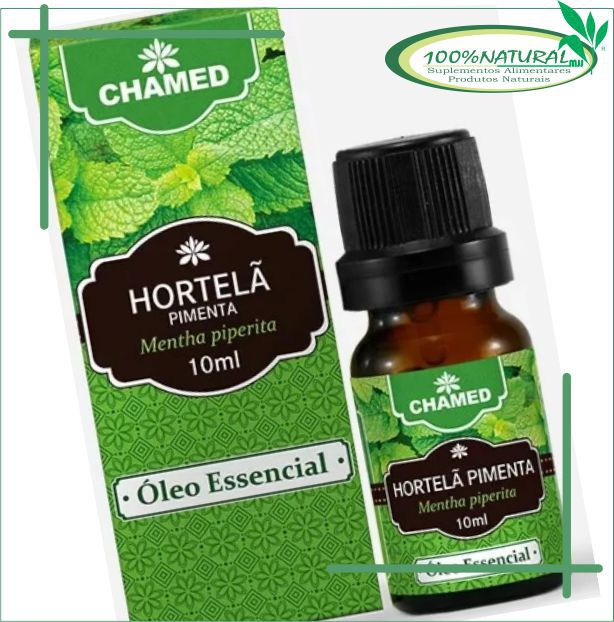 Óleo Essencial de Hortelã (Mentha piperita) 10ml – Chamel - Loja 100%