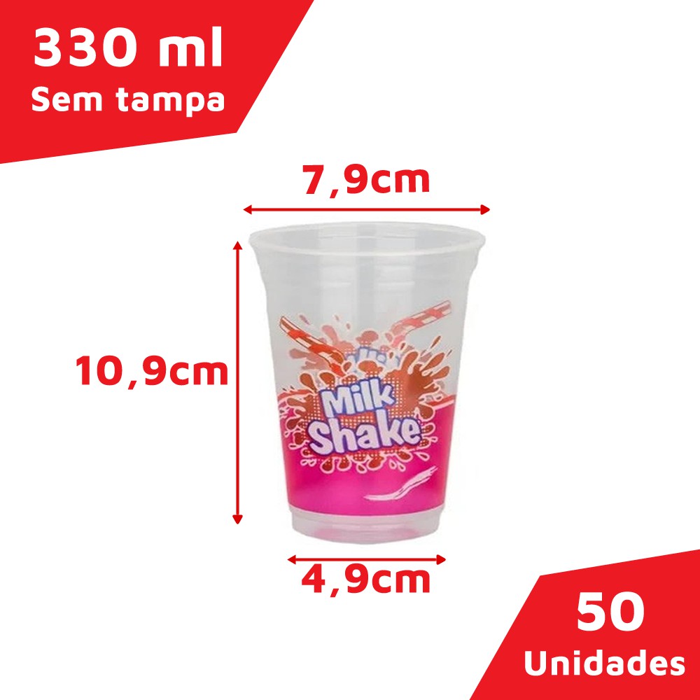 Copo Milkshake Ml As Melhores Embalagens E Produtos Para Delivery Plasul Embalagens