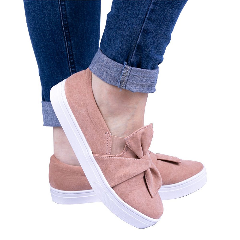 Slip on tenis feminino casual camurça box- várias cores - 32 ao 40 - R$  79.90, cor Azul claro (para caminhada, tratorado, confortável, bordado)  #48854, compre agora | Shafa