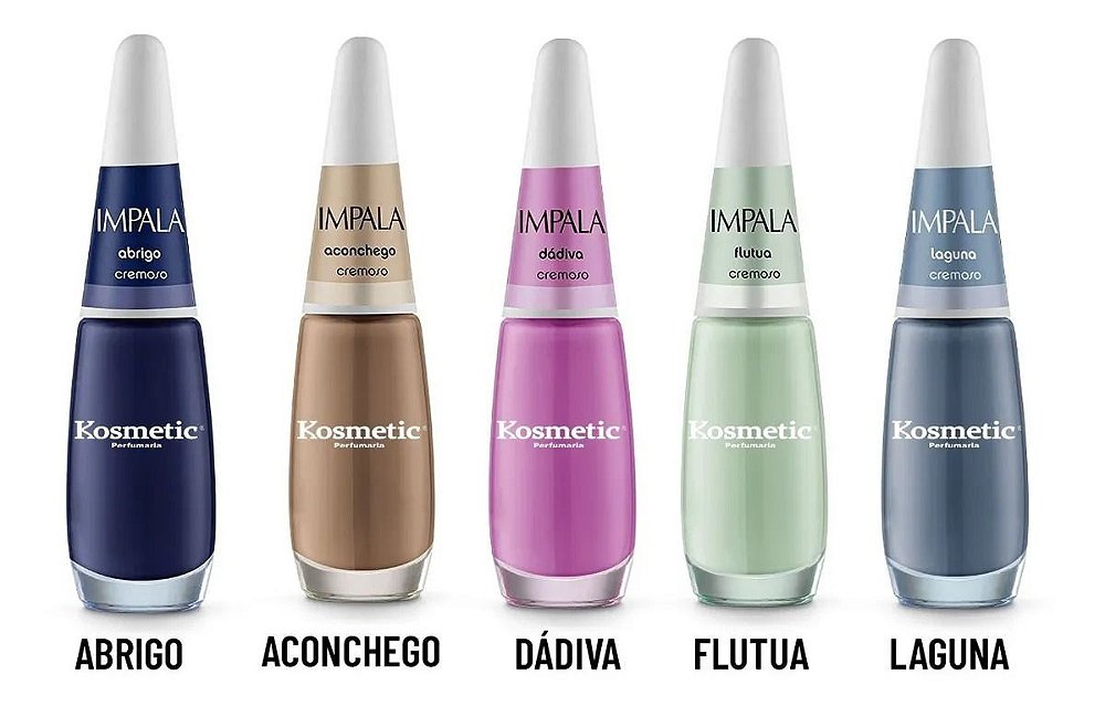 Coleção Esmalte Impala A Cor Da Sua Moda 10 Cores - Unhas da Rosa