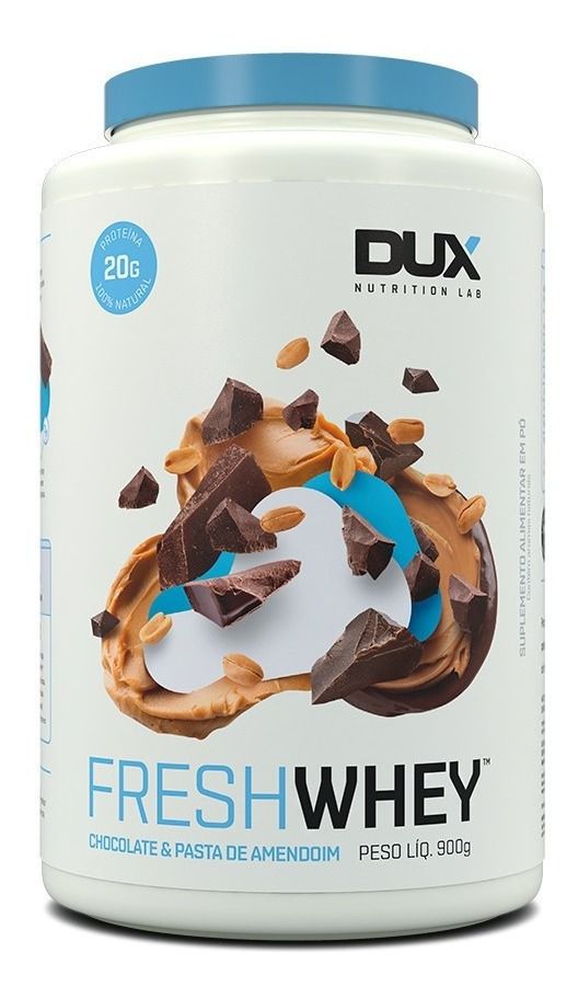 Whey Protein Conc Isolado Hidrolisado Fresh Whey 900g Dux Fast