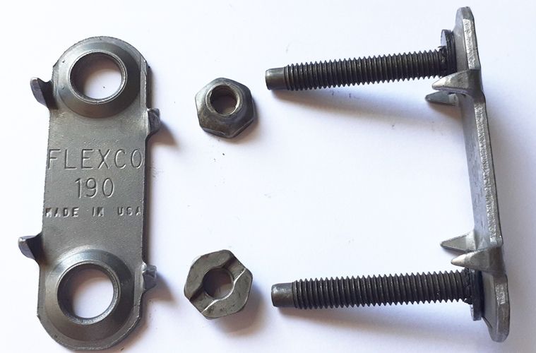 Flexco 1C Bolt Solid Plate Fastener Bucket, 20014 - MDS