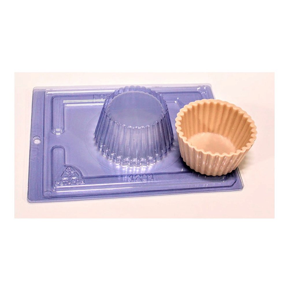 Conjunto Forma Cupcake Gigante De Chocolate Acetato